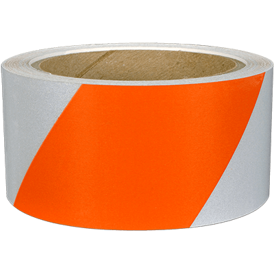 Orange/White Haz Class 2 Engineer-Grade Reflective Tape