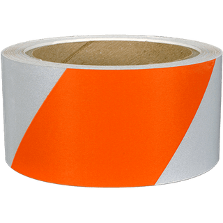 Orange/White Haz Class 2 Engineer-Grade Reflective Tape